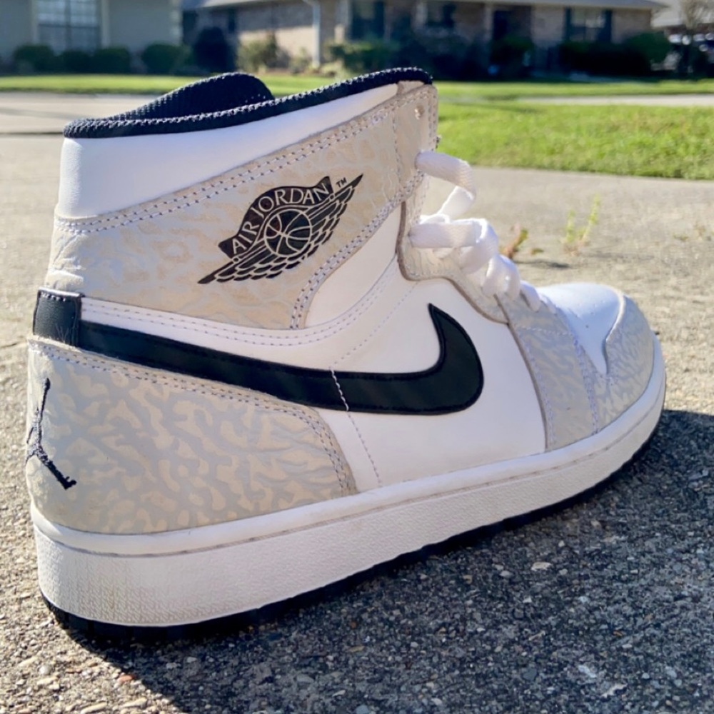 Nike Air Jordan 1 White Elephant Men’s Size 9.5